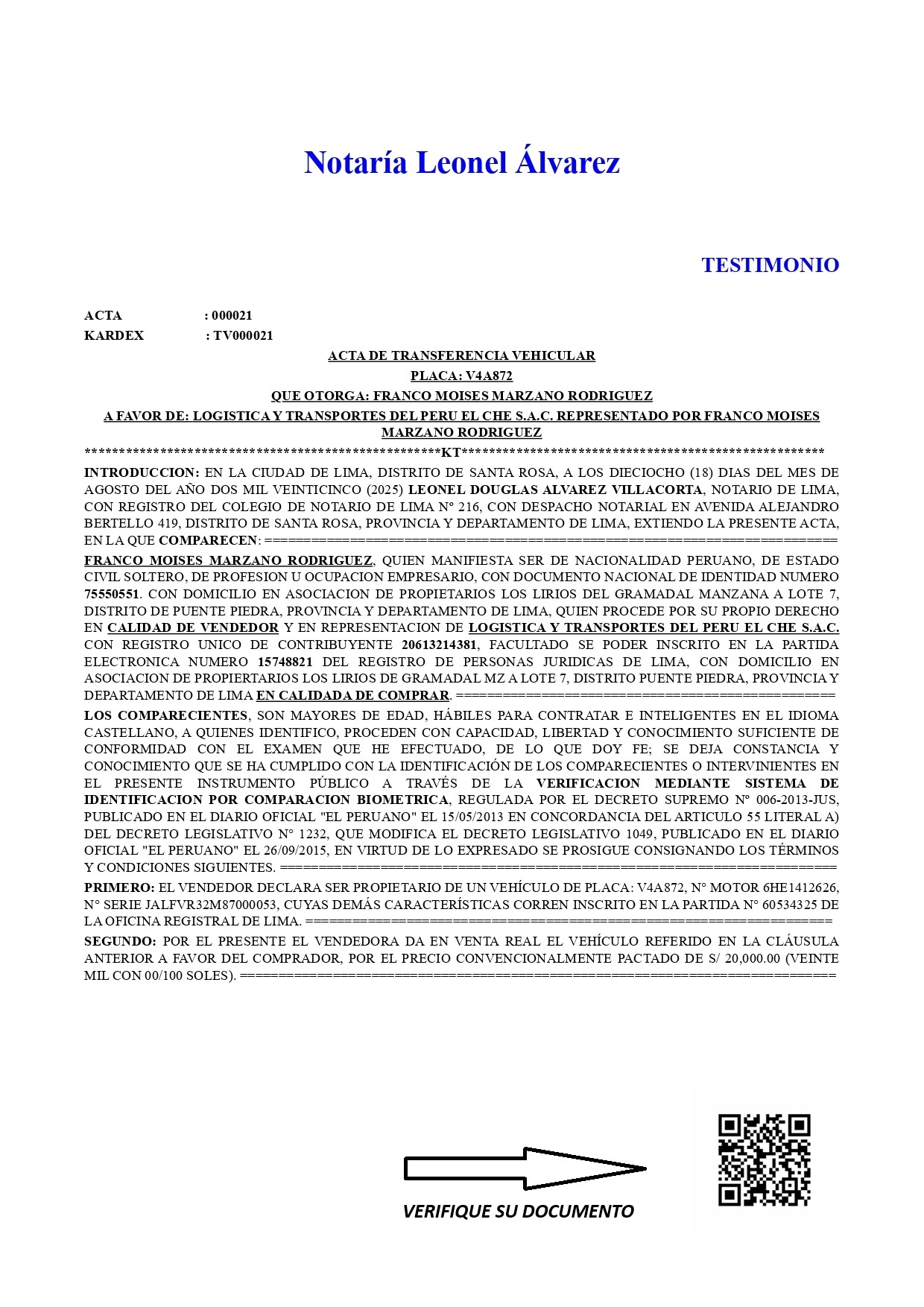 Verificador de Documentos